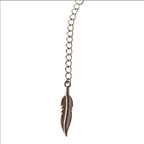 Feather Drop Y Necklace - Picture 3 of 3